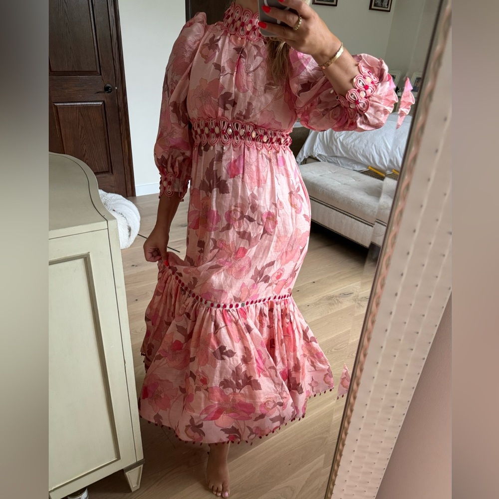 ZIMMERMANN CONCERT ROULEAU TRIM GOWN